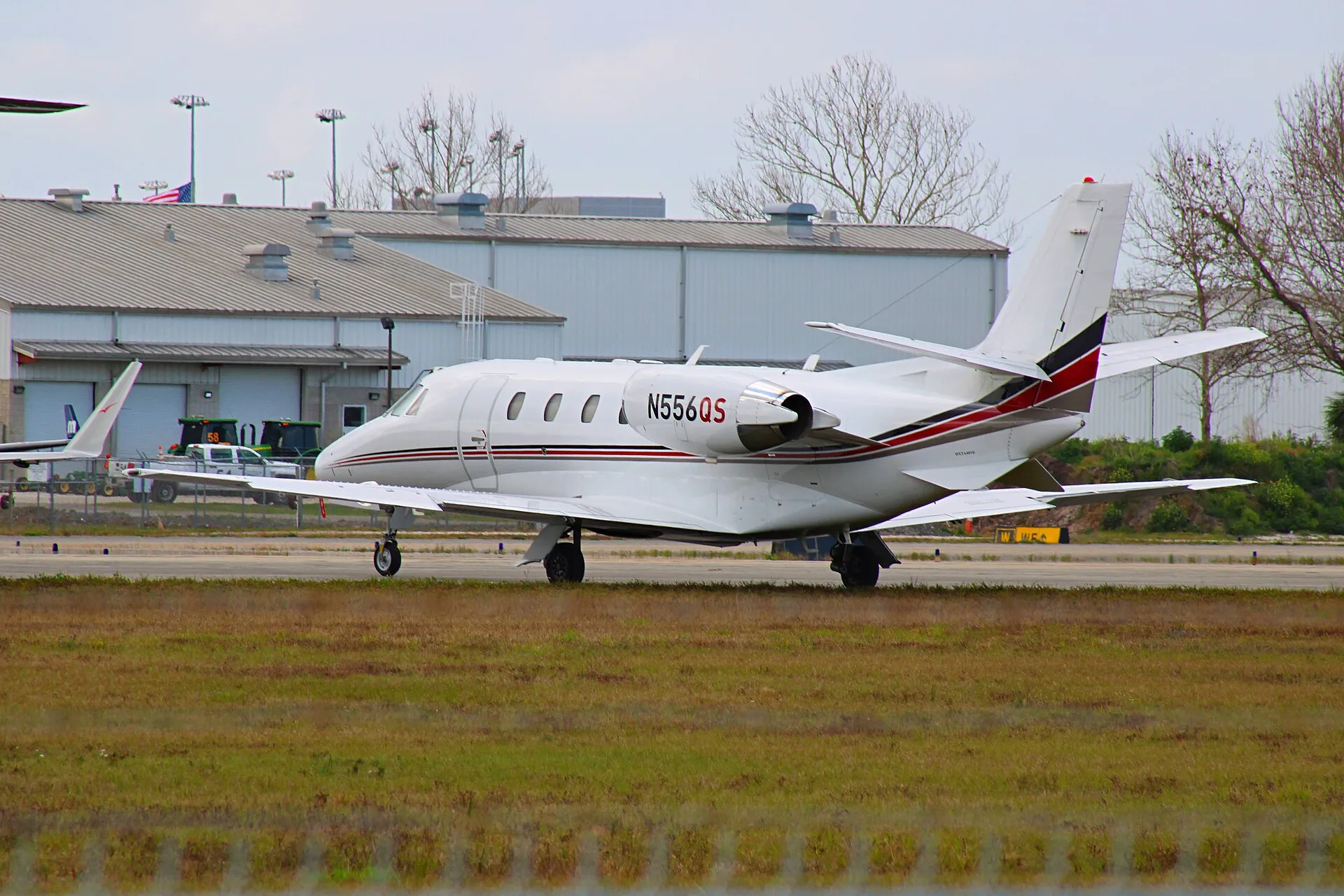 A Citation XLS Gen2 in service, photographed from the side